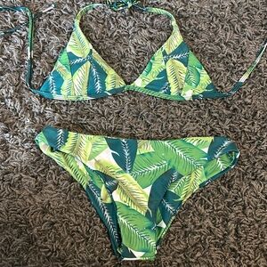 Forest bathing suit set!!
